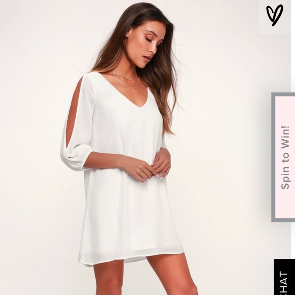 Lulu’s “Shifting Dears” Long Sleeve Dress (154058)